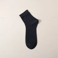 Online OUKU Men's 1 Pair Socks Casual Socks Black White Color Solid Color Hollow School Formal Wedding Mesh Hole Thin Summer Spring Fall All Seasons Elegant Daily