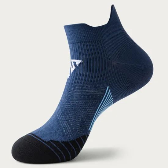Outlet OUKU Men's 2 Pairs Ankle Socks Low Cut Socks Black White Color Running Socks Color Block Casual Daily Basic Medium Summer Spring Fall Breathable Stylish
