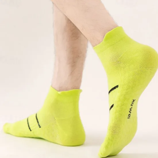 Clearance OUKU Men's 5 Pairs Multi Packs Socks Running Socks Casual Socks Black White Color Plain Vacation Sports & Outdoor Daily Basic Medium Spring Fall Fashion Casual