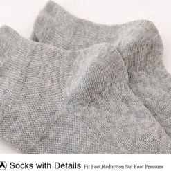 Clearance OUKU Men's 5 Pairs Multi Packs Socks Running Socks Casual Socks Black White Color Plain Vacation Sports & Outdoor Daily Basic Medium Spring Fall Fashion Casual