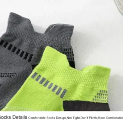 New OUKU Men's 5 Pairs Multi Packs Socks Running Socks Casual Socks Black White Color Color Block Sports & Outdoor Daily Vacation Basic Thin Summer Spring Fashion Casual