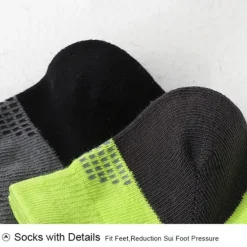 New OUKU Men's 5 Pairs Multi Packs Socks Running Socks Casual Socks Black White Color Color Block Sports & Outdoor Daily Vacation Basic Thin Summer Spring Fashion Casual