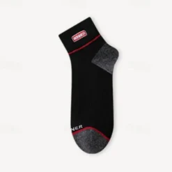 New OUKU Men's 5 Pairs Multi Packs Socks Running Socks Casual Socks Black White Color Color Block Vacation Sports & Outdoor Daily Basic Medium Spring Fall Fashion Casual