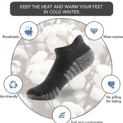 Online OUKU Men's 3 Pairs Multi Packs Socks Running Socks Casual Socks Black+White+Gray Black Color Color Block Vacation Sports & Outdoor Daily Basic Medium Fall Winter Fashion Casual
