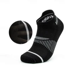 New OUKU Men's 6 Pairs Multi Packs Socks Running Socks Casual Socks Black White Color Striped Vacation Sports & Outdoor Daily Basic Medium Spring Fall Fashion Casual