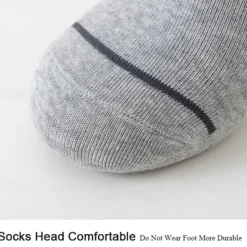 Online OUKU Men's 5 Pairs Multi Packs Socks Running Socks Casual Socks Black White Color Stripes Vacation Sports & Outdoor Daily Basic Medium Spring Fall Fashion Casual