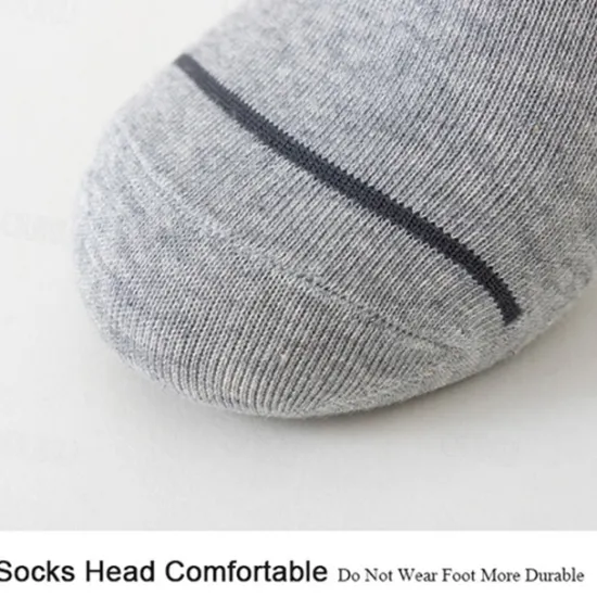 Online OUKU Men's 5 Pairs Multi Packs Socks Running Socks Casual Socks Black White Color Stripes Vacation Sports & Outdoor Daily Basic Medium Spring Fall Fashion Casual