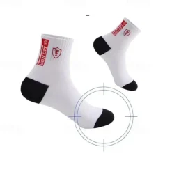 Outlet OUKU Men's 10 Pairs Multi Packs Socks Crew Socks Running Socks Casual Socks Color Color Block Sports & Outdoor Daily Vacation Basic Medium Spring Fall Fashion Casual Rainbow