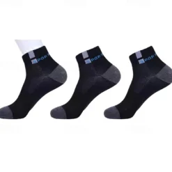 New OUKU Men's 5 Pairs Multi Packs Socks Crew Socks Running Socks Casual Socks Black White Color Color Block Vacation Sports & Outdoor Daily Basic Medium Spring Fall Fashion Casual
