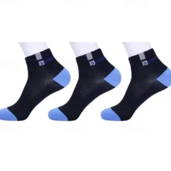 New OUKU Men's 5 Pairs Multi Packs Socks Crew Socks Running Socks Casual Socks Black White Color Color Block Vacation Sports & Outdoor Daily Basic Medium Spring Fall Fashion Casual