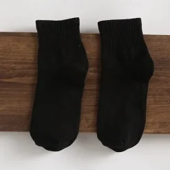 New OUKU Men's 10 Pairs Multi Packs Socks Crew Socks Running Socks Casual Socks Black White Color Solid / Plain Color Sports & Outdoor Daily Vacation Basic Medium Spring Fall Fashion Casual