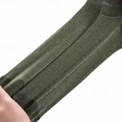 Hot OUKU Men's 5 Pairs Multi Packs Socks Running Socks Casual Socks Black White Color Plain Sports & Outdoor Daily Vacation Basic Medium Spring Fall Fashion Casual