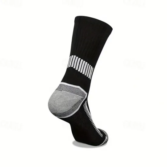 Sale OUKU Men's 6 Pairs Multi Packs Socks Running Socks Casual Socks Black+White+Gray Black Color Color Block Plain Sports & Outdoor Daily Vacation Basic Medium Spring Fall Fashion Casual