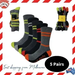 Sale OUKU Men's 5 Pairs Multi Packs Socks Ankle Socks Crew Socks Running Socks Casual Socks Black Red Color Plaid / Striped / Chevron / Round Sports & Outdoor Daily Vacation Basic Medium Spring Fall Fashion