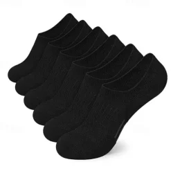 Outlet OUKU Men's 5 Pairs Multi Packs Socks Running Socks Casual Socks Black White Color Color Block Vacation Sports & Outdoor Daily Basic Medium Spring Fall Fashion Casual