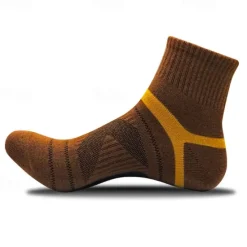Sale OUKU Men's 2 Pairs Multi Packs Socks Crew Socks Running Socks Casual Socks Black Blue Color Stripes Sports & Outdoor Daily Vacation Basic Medium Spring Fall Fashion Casual