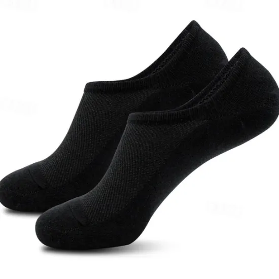 Sale OUKU Men's 4 Pairs Multi Packs Socks Running Socks Casual Socks Black White Color Color Block Vacation Sports & Outdoor Daily Basic Medium Spring Fall Fashion Casual