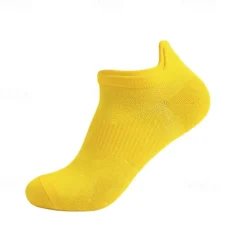 New OUKU Men's 3 Pairs Multi Packs Socks Running Socks Casual Socks Black White Color Plain Sports & Outdoor Daily Vacation Basic Medium Spring Fall Fashion Casual