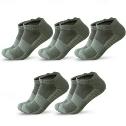 Outlet OUKU Men's 5 Pairs Multi Packs Socks Running Socks Casual Socks Black White Color Plaid Color Block Sports & Outdoor Daily Vacation Basic Thin Summer Spring Fashion Casual