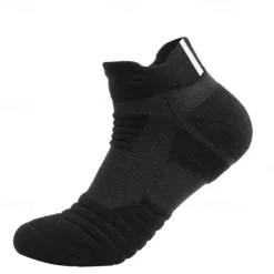 Discount OUKU Men's 4 Pairs Multi Packs Socks Running Socks Casual Socks Black White Color Plain Vacation Sports & Outdoor Daily Basic Medium Spring Fall Fashion Casual