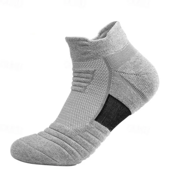 Discount OUKU Men's 4 Pairs Multi Packs Socks Running Socks Casual Socks Black White Color Plain Vacation Sports & Outdoor Daily Basic Medium Spring Fall Fashion Casual
