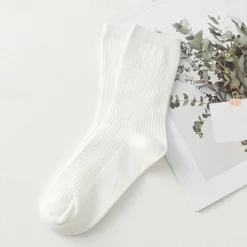 Sale OUKU Men's 5 Pairs Multi Packs Socks Running Socks Casual Socks Black White Color Plain Vacation Sports & Outdoor Daily Basic Medium Spring Fall Fashion Casual