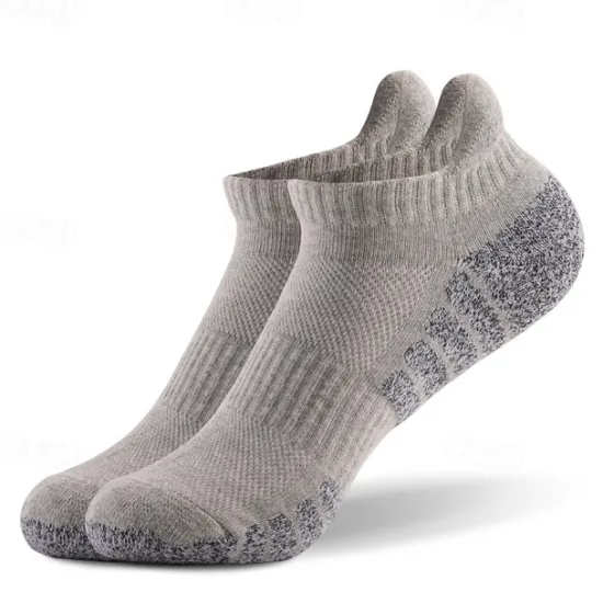 OUKU Men's 2 Pairs Socks Ankle Socks Sport Socks / Athletic Socks Low Cut Socks Black White Color Color Block Outdoor Daily Wear Vacation Medium Spring & Summer Fashion Sport