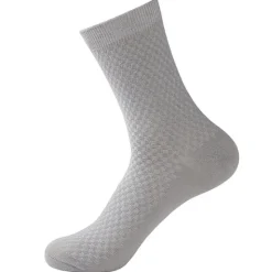 Discount OUKU Men's 3 Pairs Socks Compression Socks Crew Socks Black Navy Blue Color Solid Colored Casual Daily Sports Medium Spring, Fall, Winter, Summer Fashion Comfort