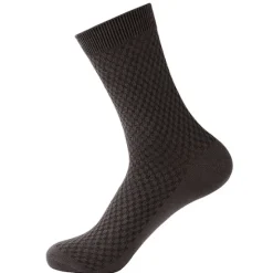 Discount OUKU Men's 3 Pairs Socks Compression Socks Crew Socks Black Navy Blue Color Solid Colored Casual Daily Sports Medium Spring, Fall, Winter, Summer Fashion Comfort