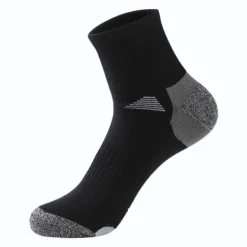 New OUKU Men's 2 Pairs Socks Crew Socks Black White Color Color Block Daily Wear Vacation Weekend Patchwork Medium Fall & Winter Warm Ups