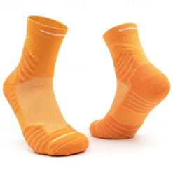 Hot OUKU Men's 3 Pairs Sport Socks / Athletic Socks Crew Socks Black White Color Plain Casual Daily Medium Summer Spring Fall Stylish Traditional / Classic