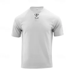 OUKU Men's 2 Piece Waffle Henley Shirt T-shirt Suits Tracksuit Short Sleeve Short Sleeves Short Pant Henley Summer Solid Color Drawing Gymnatics Casual 2 Piece Vacation Daily Wear Activewear Black White