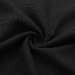 OUKU Men's 2 Piece Waffle Henley Shirt T-shirt Suits Tracksuit Short Sleeve Short Sleeves Short Pant Henley Summer Solid Color Drawing Gymnatics Casual 2 Piece Vacation Daily Wear Activewear Black White
