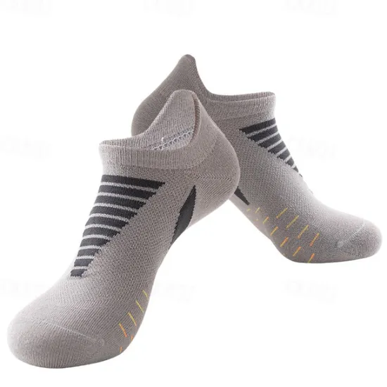 Online OUKU Men's 3 Pieces Multi Packs Socks Running Socks Casual Socks Black White Color Stripes Sports & Outdoor Daily Vacation Basic Medium Spring Fall Fashion Casual