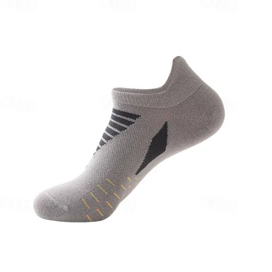 Online OUKU Men's 3 Pieces Multi Packs Socks Running Socks Casual Socks Black White Color Stripes Sports & Outdoor Daily Vacation Basic Medium Spring Fall Fashion Casual