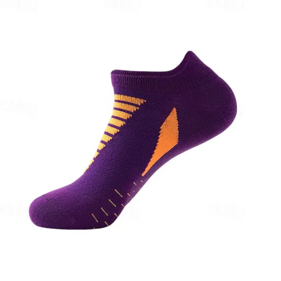 Online OUKU Men's 3 Pieces Multi Packs Socks Running Socks Casual Socks Black White Color Stripes Sports & Outdoor Daily Vacation Basic Medium Spring Fall Fashion Casual
