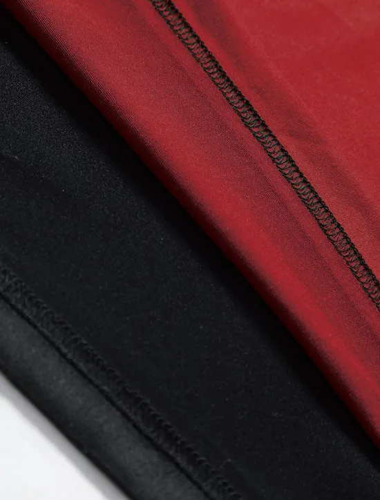 Clearance OUKU Men's 2 Pieces Outfits T-Shirt and Drawstring Shorts Set Short Sleeve Crewneck Summer Color Block Fashion Sport Casual 2 Piece Vacation Casual Daily Wear Red Blue khaki Top Tee for Men