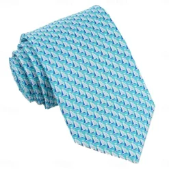 Best OUKU Men's 100% Silk Ties Business Formal Graphic Formal Office Work
