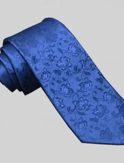 Outlet OUKU Men's 100% Silk Ties Elegant Vintage Fashion Embroidered Floral Formal Office Wedding Party