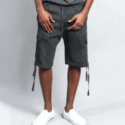 Discount OUKU Men's Active Shorts Cargo Shorts Shorts Pocket Plain Comfort Breathable Outdoor Daily Going out Fashion Streetwear Black White