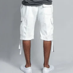 Discount OUKU Men's Active Shorts Cargo Shorts Shorts Pocket Plain Comfort Breathable Outdoor Daily Going out Fashion Streetwear Black White