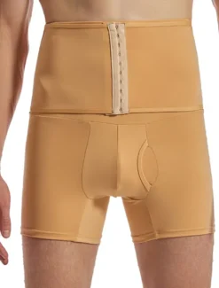 Outlet OUKU Men's Active Shorts Compression Shorts Running Shorts Gym Shorts Sports Going out Weekend High Stretch Sweat wicking Compression Tummy Plain Short Gymnatics Activewear Black Khaki Micro-elastic