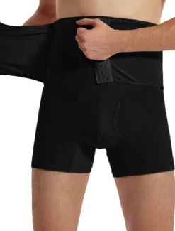 Outlet OUKU Men's Active Shorts Compression Shorts Running Shorts Gym Shorts Sports Going out Weekend High Stretch Sweat wicking Compression Tummy Plain Short Gymnatics Activewear Black Khaki Micro-elastic