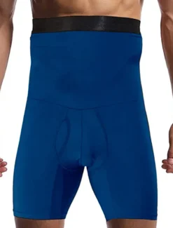 New OUKU Men's Active Shorts Compression Shorts Running Shorts Gym Shorts Sports Going out Weekend Running Casual Tummy Control Plain Short Gymnatics Activewear Black White Micro-elastic