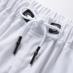 Online OUKU Men's Active Shorts Pocket Drawstring Elastic Waist Solid Color Comfort Breathable Knee Length Casual Daily Going out Stylish Simple Black Yellow Micro-elastic