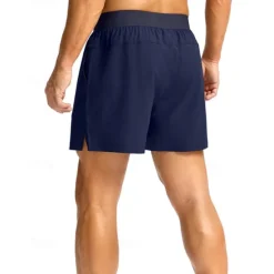 Discount OUKU Men's Active Shorts Sweat Shorts Shorts Summer Shorts Pocket Drawstring Elastic Waist Plain Comfort Short Sports Outdoor Daily Going out Fashion Casual Black Navy Blue Micro-elastic