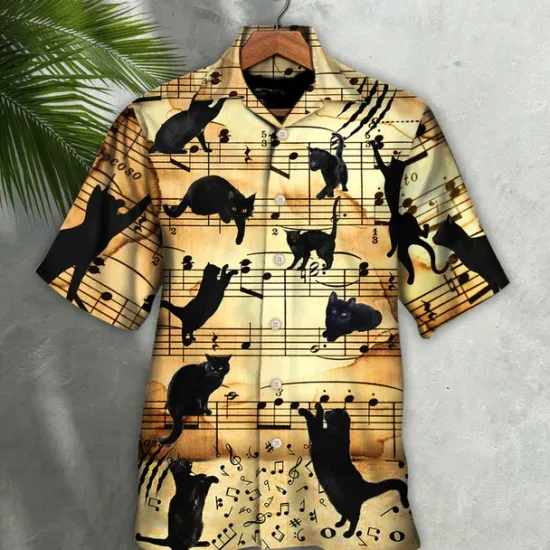 Sale OUKU Men's Airplane Shirt Summer Hawaiian Shirt Aloha Shirt Short Sleeve Shirt Turndown Tropical Fashion Hawaiian Casual Hawaiian Holiday Black Black / Green Yellow S M L