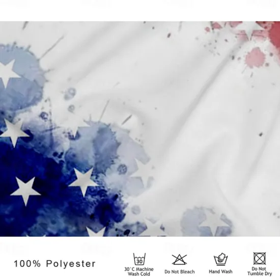 OUKU Men's American Flag Veterans Polo Shirts Golf Shirt Short Sleeve Polo Shirts Collared Shirts Streetwear Vacation Wear Party Outfits Buttons 3D Print Spring & Summer White