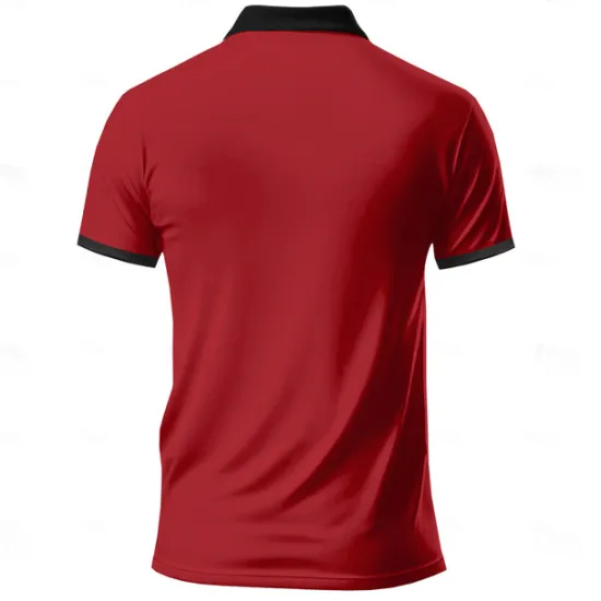 Sale OUKU Men's American Flag Veterans Zip Polo Shirts Golf Shirt Short Sleeve Polo Shirts Colla Shirts Casual Streetwear Vacation Wear Party Outfits 3D Print Quarter Zip Polo Summer Spring Red