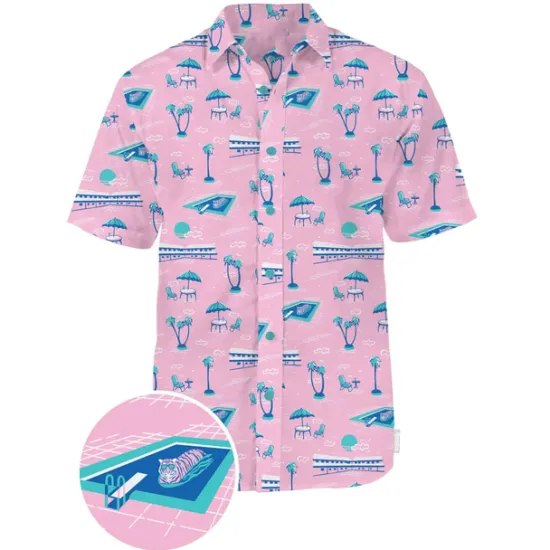 OUKU Men's Animal Dinosaur Coconut Tree Shirt Summer Hawaiian Shirt Aloha Shirt Short Sleeves Shirt Turndown Tropical Hawaiian Designer Outdoor Casual Daily White Black / Green Navy Blue 3D Print S M L